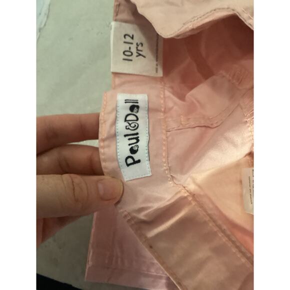 Paul & Doll for 10-12 Years Old Straight Distressed Pink Pants for Girls - Picture 6 of 7